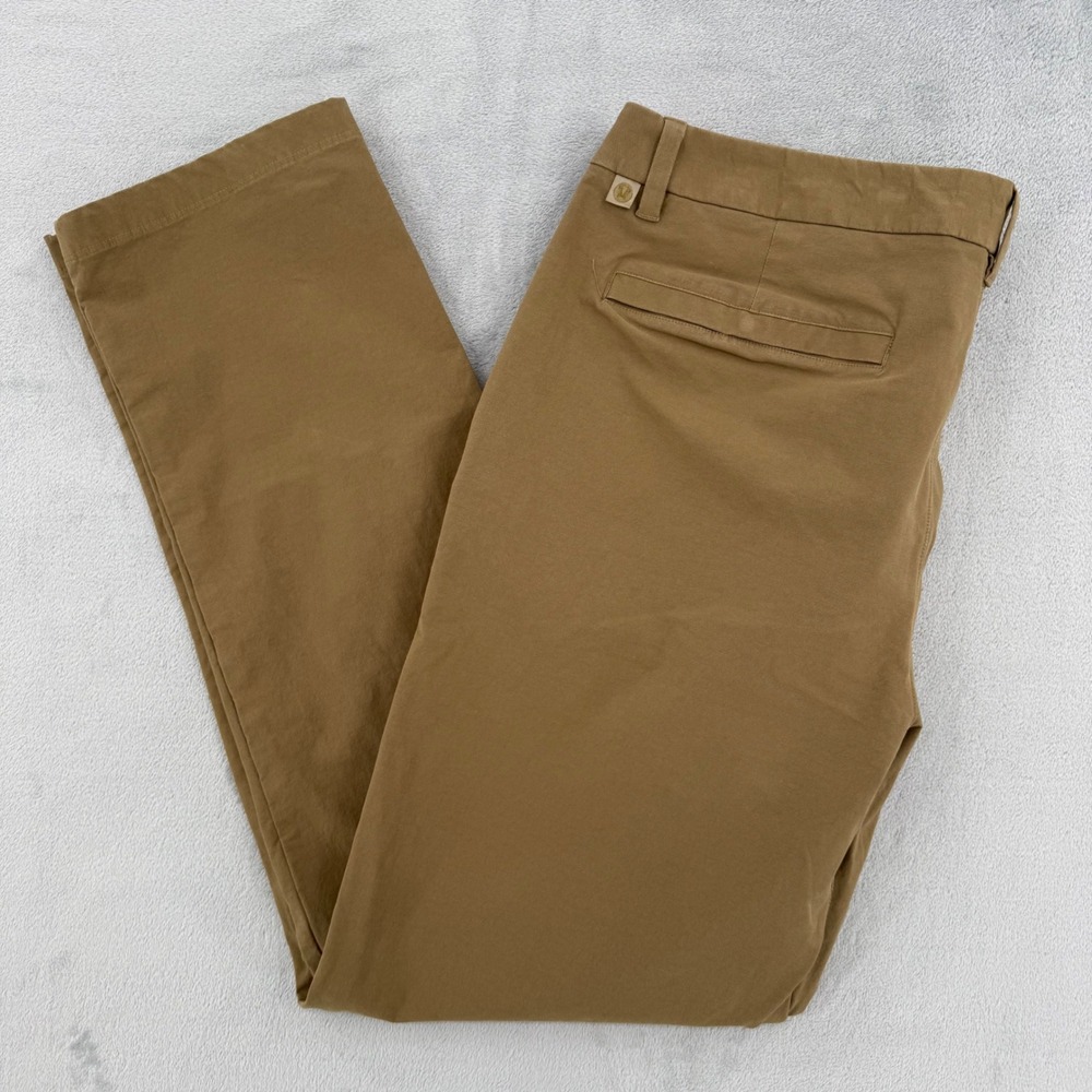 Lululemon Commission Pant Slim Brown‎ Chino Trousers Size 38